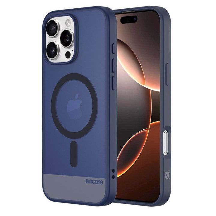 Dėklas Incase Slim Case MagSafe iPhone 16 Pro Max, mėlynas