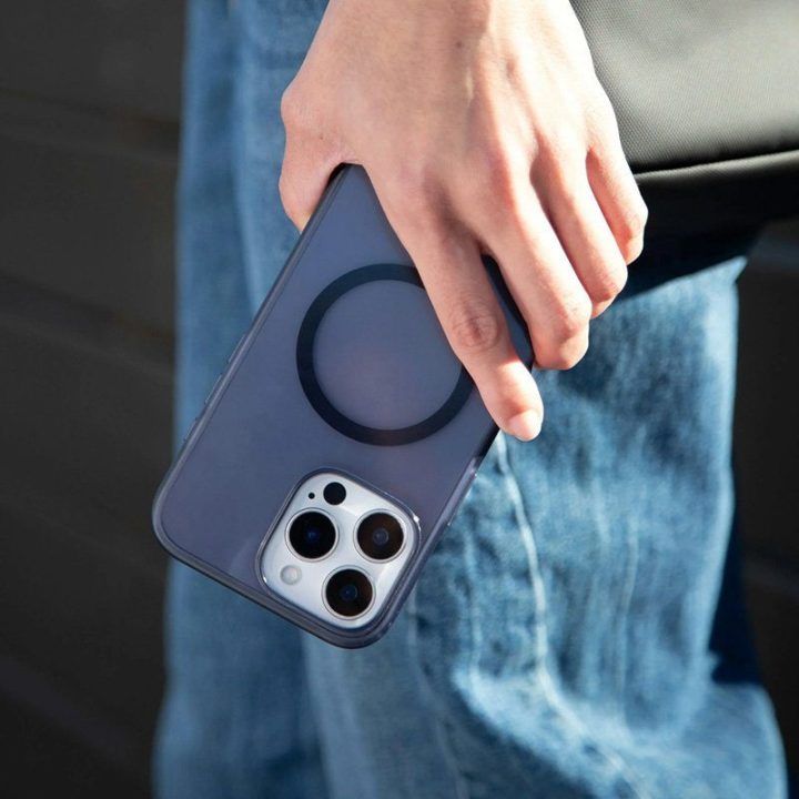 Dėklas Incase Slim Case MagSafe iPhone 16 Pro Max, mėlynas