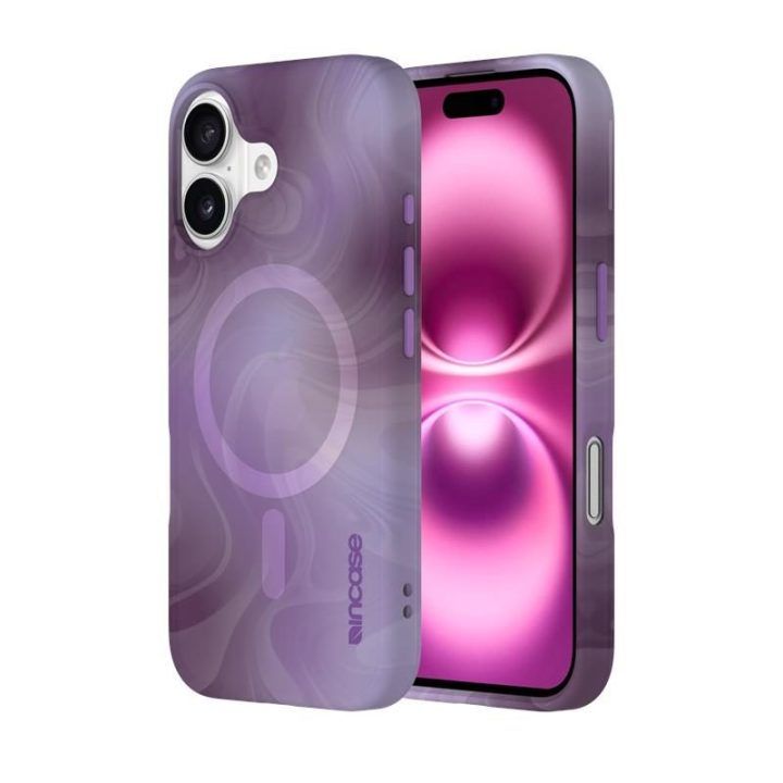 Dėklas iPhone 16 Incase Halo MagSafe, violetinis