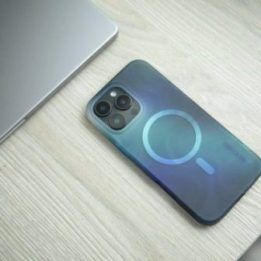 Dėklas iPhone 16 Incase Halo MagSafe, Tidal Ocean