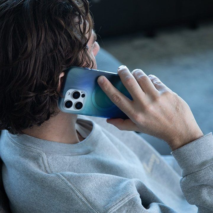 Dėklas iPhone 16 Incase Halo MagSafe, Tidal Ocean