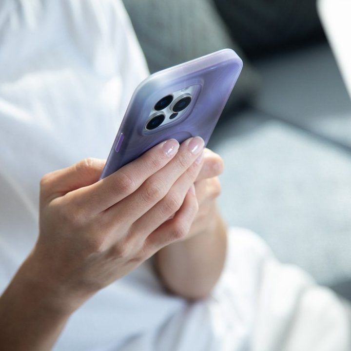 Dėklas iPhone 16 Pro Incase Halo MagSafe, lilakinis