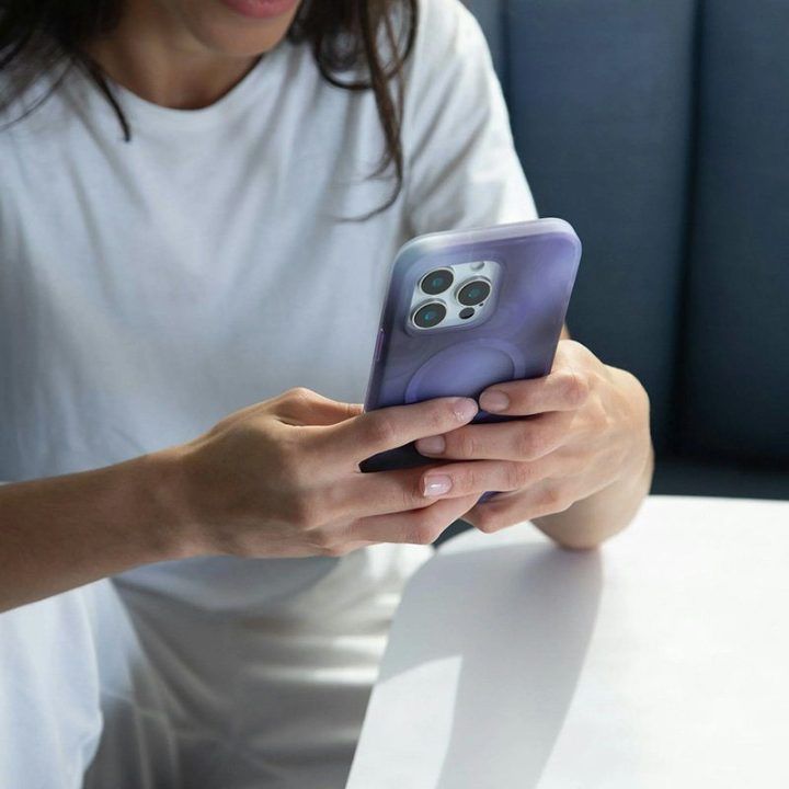 Dėklas iPhone 16 Pro Incase Halo MagSafe, lilakinis