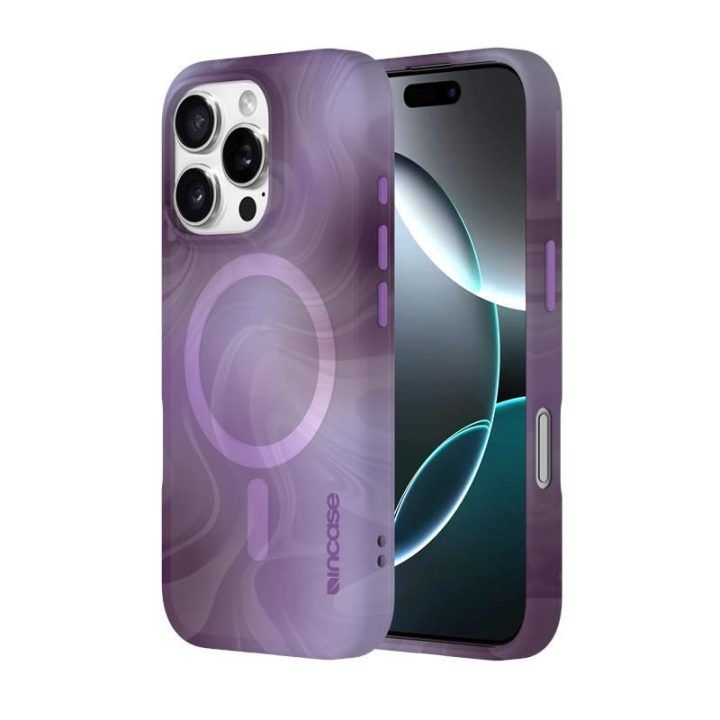 Dėklas iPhone 16 Pro Incase Halo MagSafe, lilakinis