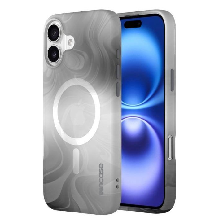 Dėklas iPhone 16 Plus Incase Halo MagSafe, Oil Slick Smoke