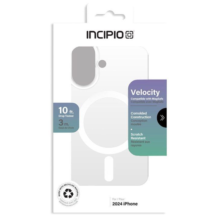 Permatomas dėklas iPhone 16 Incipio Velocity MagSafe