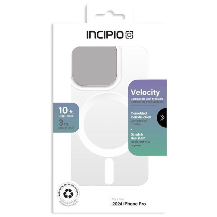 Permatomas dėklas iPhone 16 Pro Incipio Velocity MagSafe