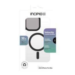 Dėklas Incipio Velocity MagSafe iPhone 16 Pro Max, permatomas / juodas