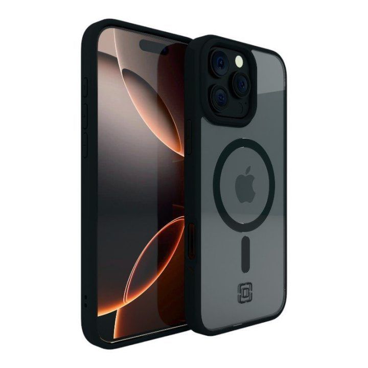 Dėklas Incipio Velocity MagSafe iPhone 16 Pro Max, permatomas / juodas