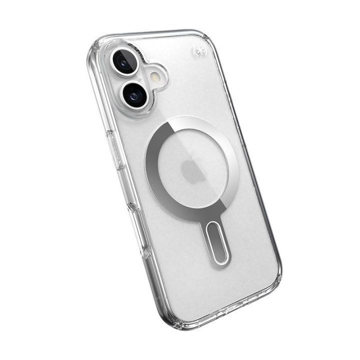 Permatomas dėklas iPhone 16 Speck Presidio Perfect-Clear MagSafe