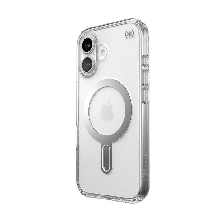 Permatomas dėklas iPhone 16 Speck Presidio Perfect-Clear MagSafe