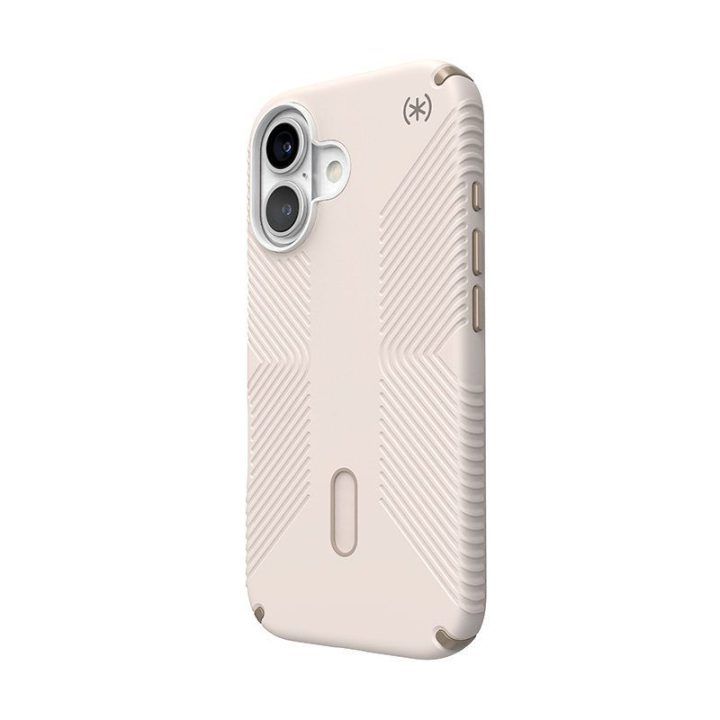 Dėklas iPhone 16 Speck Presidio2 Grip MagSafe, Bleached Bone