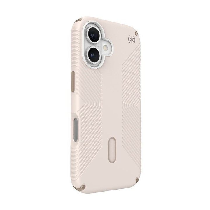 Dėklas iPhone 16 Speck Presidio2 Grip MagSafe, Bleached Bone