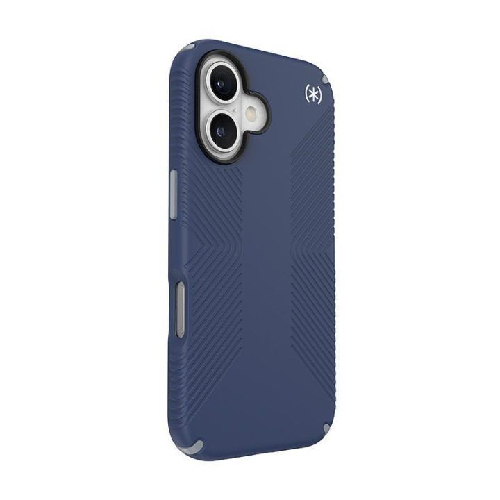 Dėklas Speck Presidio2 Grip iPhone 16, mėlynas