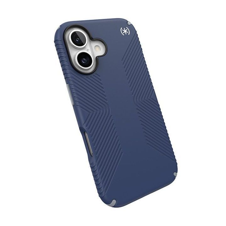 Dėklas Speck Presidio2 Grip iPhone 16, mėlynas