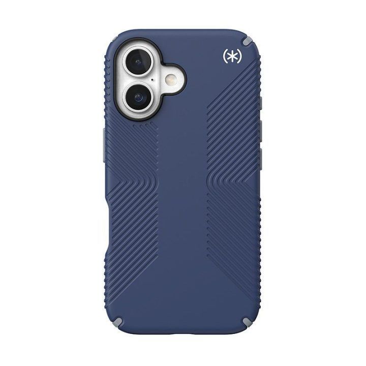 Dėklas Speck Presidio2 Grip iPhone 16, mėlynas
