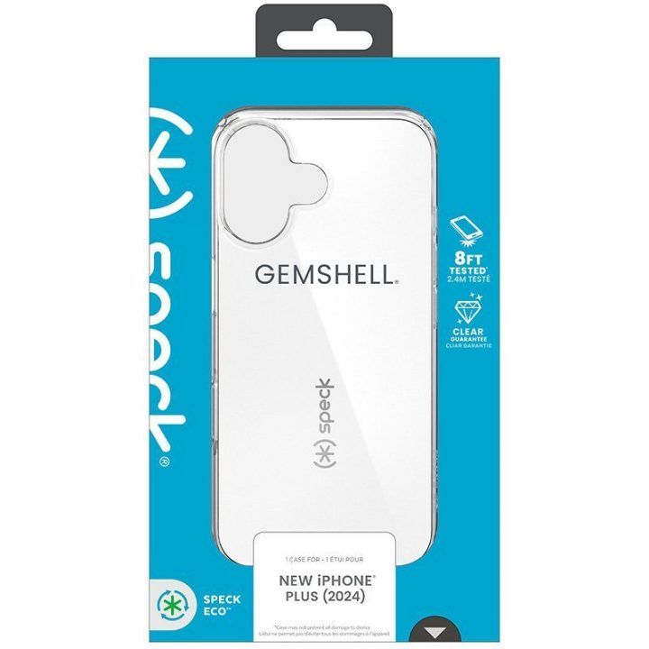Permatomas dėklas iPhone 16 Plus Speck Gemshell
