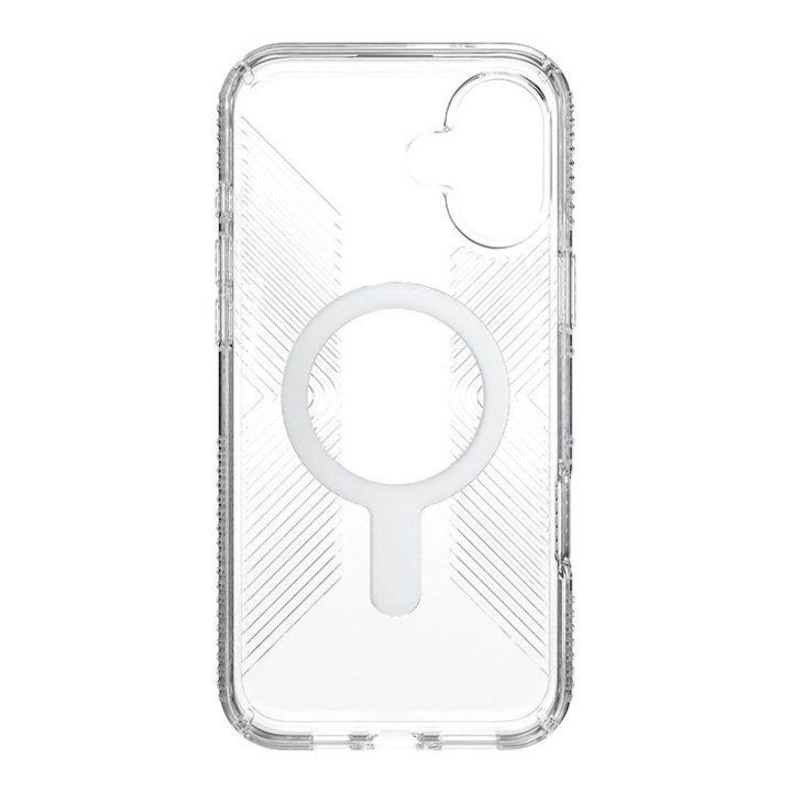 Permatomas dėklas iPhone 16 Plus Speck Presidio Perfect-Clear Grip ClickLock