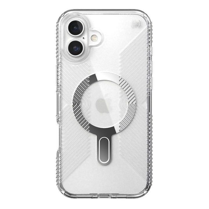 Permatomas dėklas iPhone 16 Plus Speck Presidio Perfect-Clear Grip ClickLock