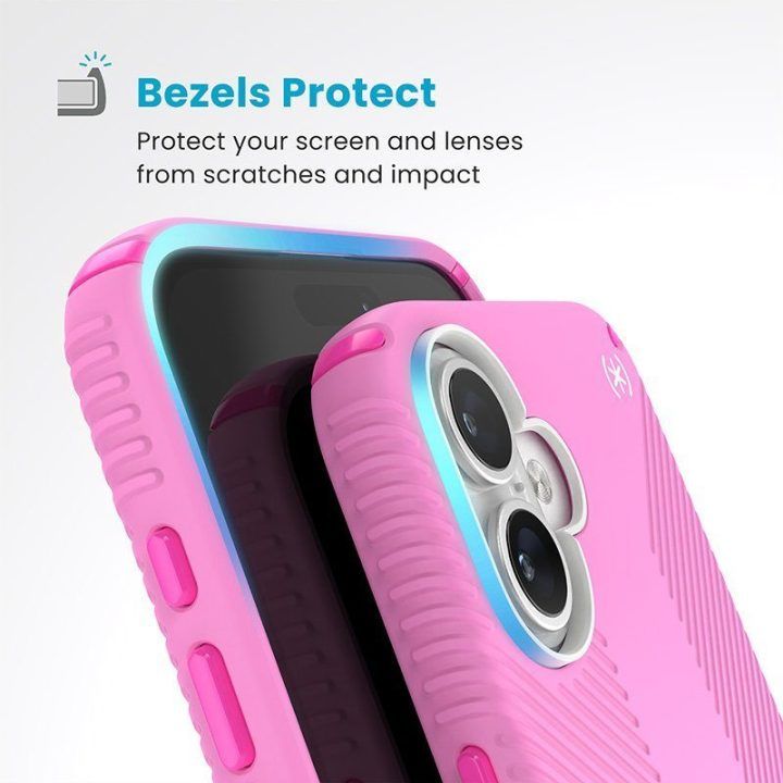 Dėklas iPhone 16 Plus Speck Presidio2 Grip ClickLock MagSafe, rožinis
