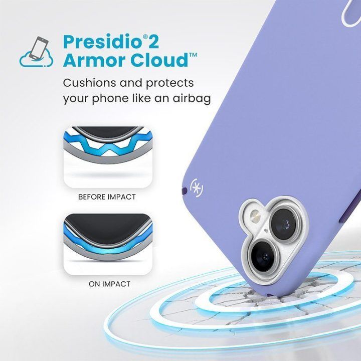Dėklas iPhone 16 Plus Speck Presidio2 Pro ClickLock ir MagSafe