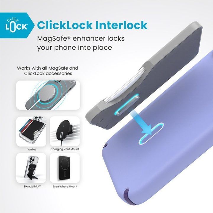 Dėklas iPhone 16 Plus Speck Presidio2 Pro ClickLock ir MagSafe
