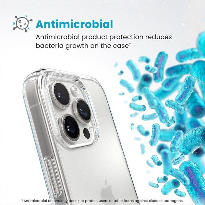 Permatomas dėklas Speck Gemshell iPhone 16 Pro