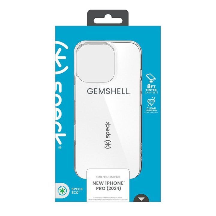 Permatomas dėklas Speck Gemshell iPhone 16 Pro