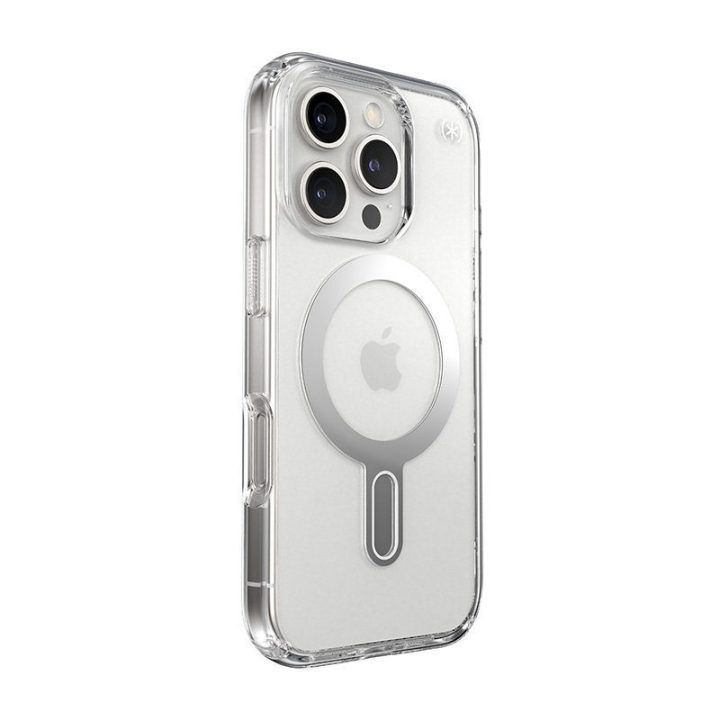 Permatomas dėklas Speck Presidio Perfect-Clear ClickLock MagSafe iPhone 16 Pro