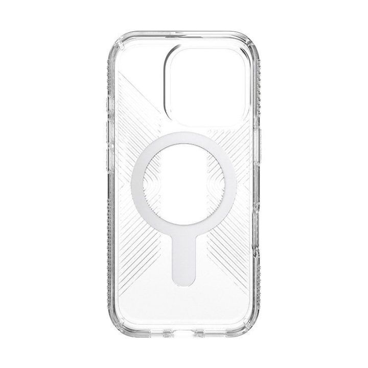 Dėklas iPhone 16 Pro, permatomas Speck Presidio Perfect-Clear Grip