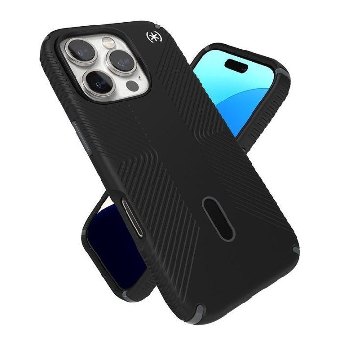 Dėklas iPhone 16 Pro Speck Presidio2 Grip juodas