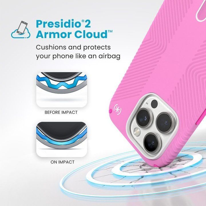 Dėklas iPhone 16 Pro Speck Presidio2 Grip MagSafe
