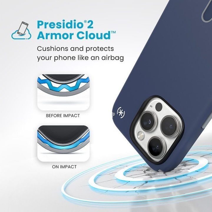 Dėklas iPhone 16 Pro Speck Presidio2 Pro ClickLock & MagSafe