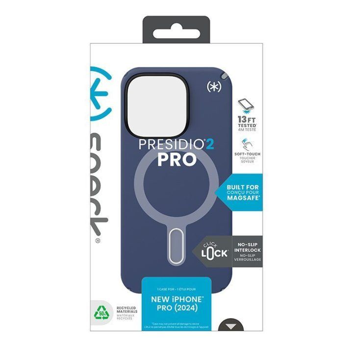 Dėklas iPhone 16 Pro Speck Presidio2 Pro ClickLock & MagSafe