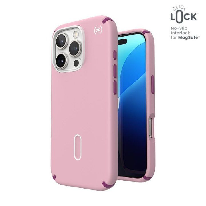Dėklas iPhone 16 Pro Speck Presidio2 Pro, rožinis