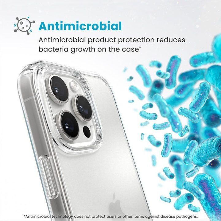 Permatomas dėklas iPhone 16 Pro Max, Speck Gemshell