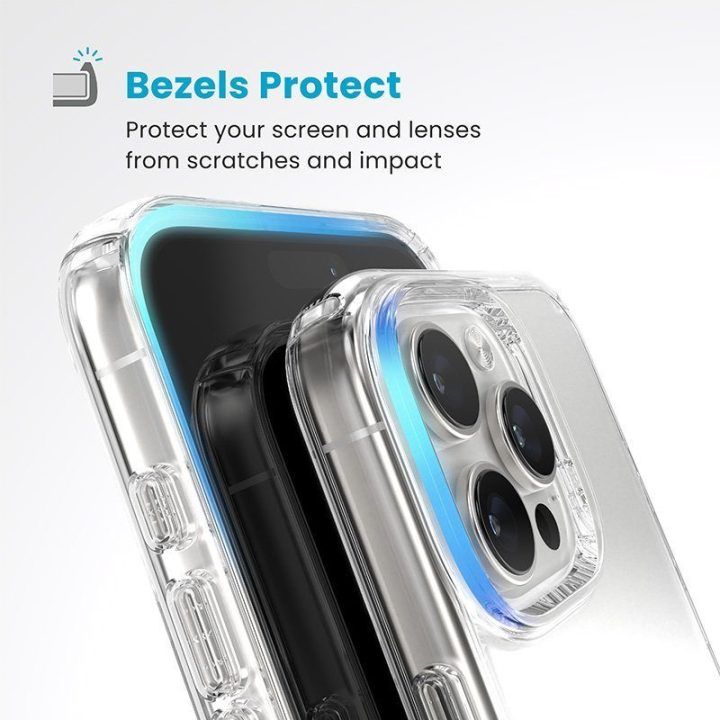 Permatomas dėklas iPhone 16 Pro Max, Speck Gemshell