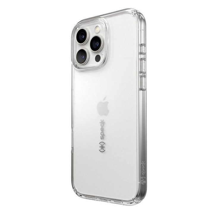 Permatomas dėklas iPhone 16 Pro Max, Speck Gemshell