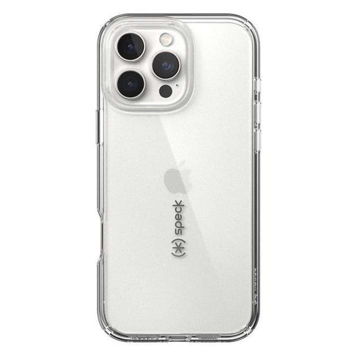 Permatomas dėklas iPhone 16 Pro Max, Speck Gemshell