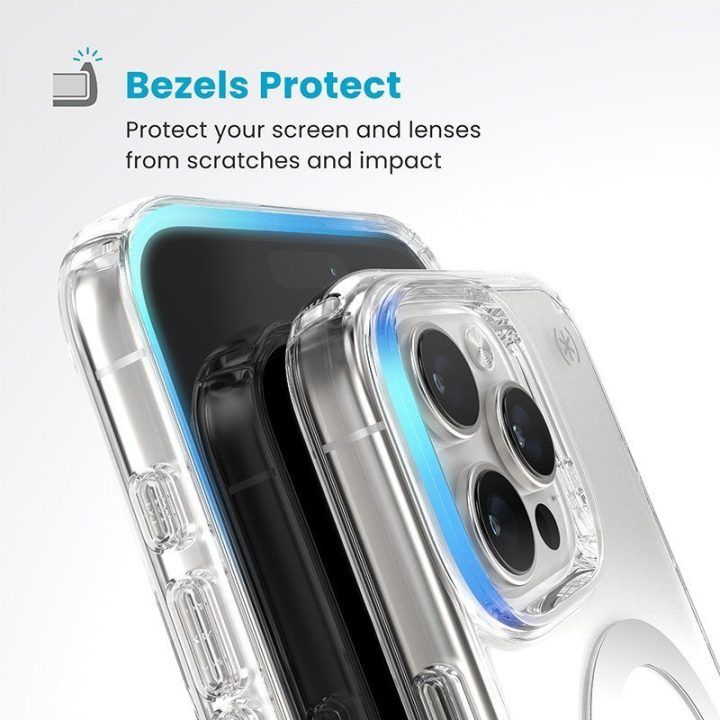 Dėklas iPhone 16 Pro Max, permatomas Speck Presidio Perfect-Clear MagSafe