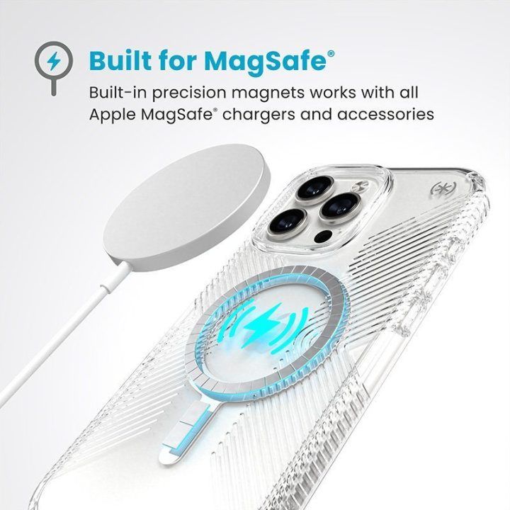 Dėklas iPhone 16 Pro Max Speck Permatomas
