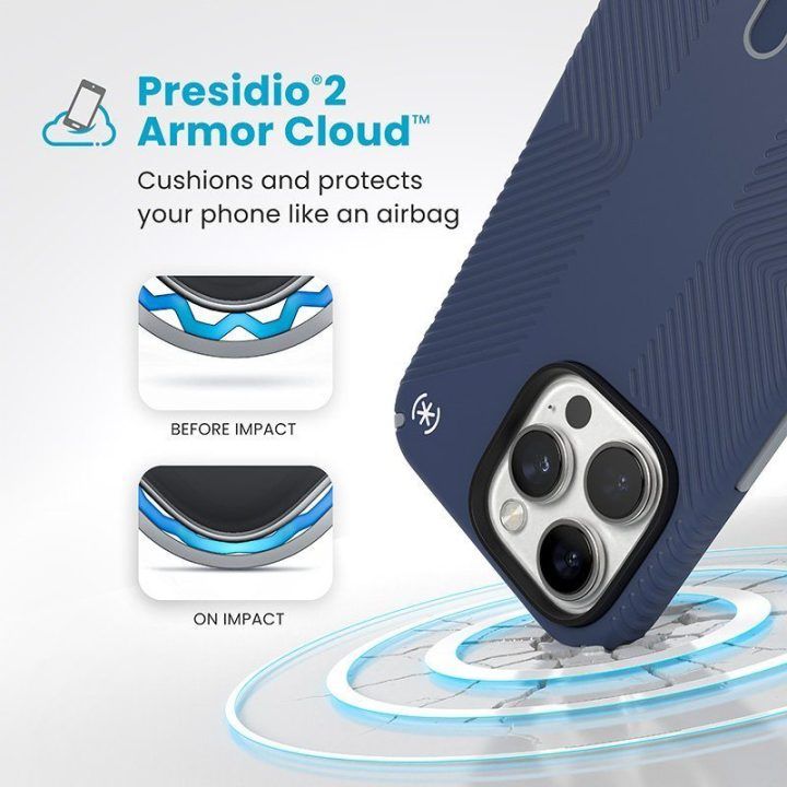 Dėklas iPhone 16 Pro Max Speck Presidio2 Grip ClickLock