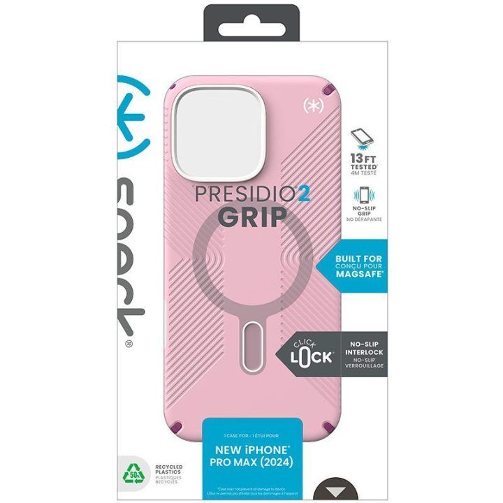 Dėklas iPhone 16 Pro Max Speck Presidio2 Grip ClickLock MagSafe