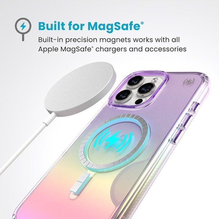Dėklas iPhone 16 Pro Max Speck Presidio2 Lux MagSafe, violetinis
