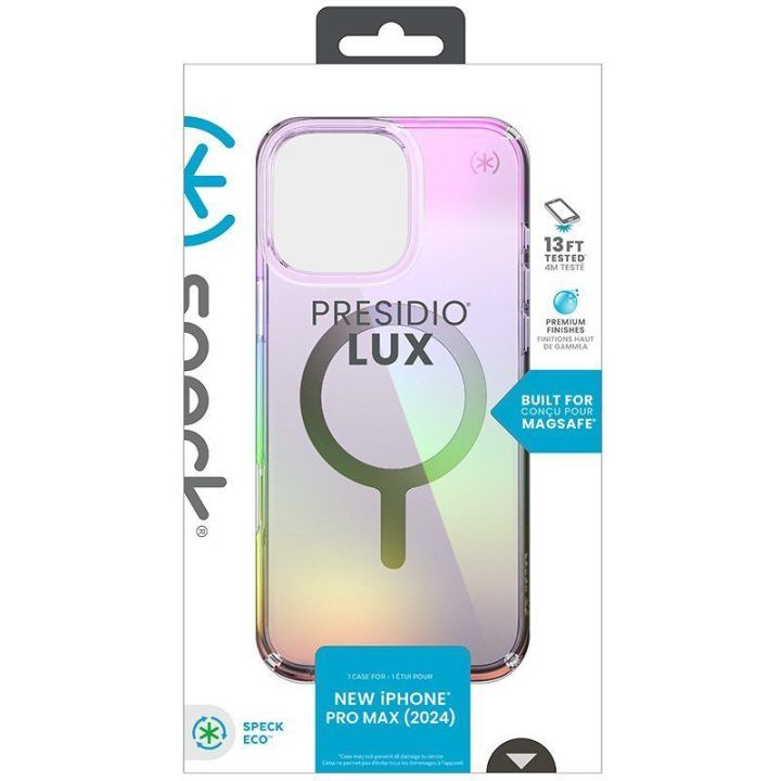 Dėklas iPhone 16 Pro Max Speck Presidio2 Lux MagSafe, violetinis