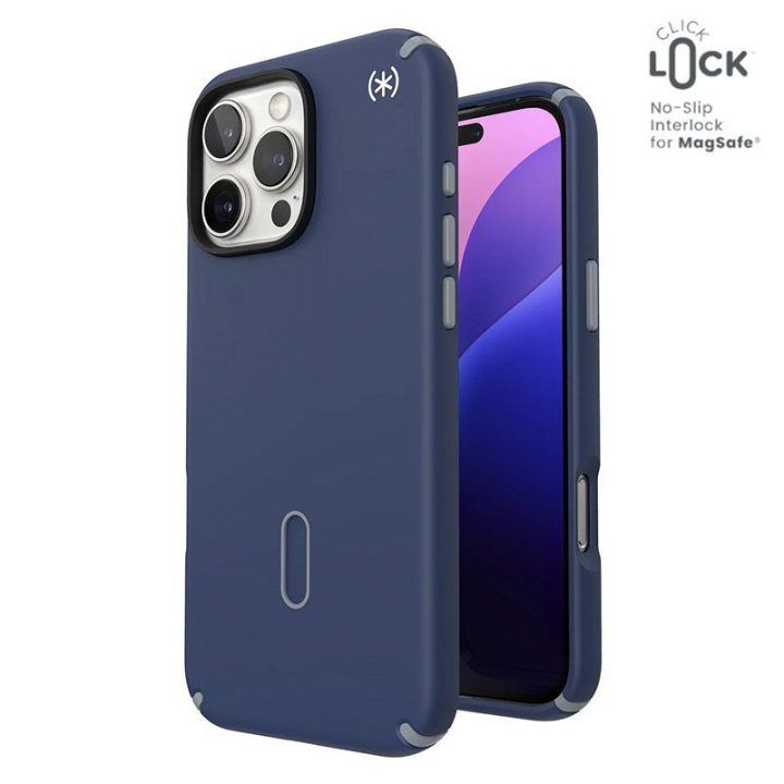 Dėklas iPhone 16 Pro Max Speck Presidio2 Pro, mėlynas