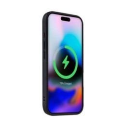Dėklas iPhone 16 Pro Max, juodas CRONG Hybrid Frost MAG