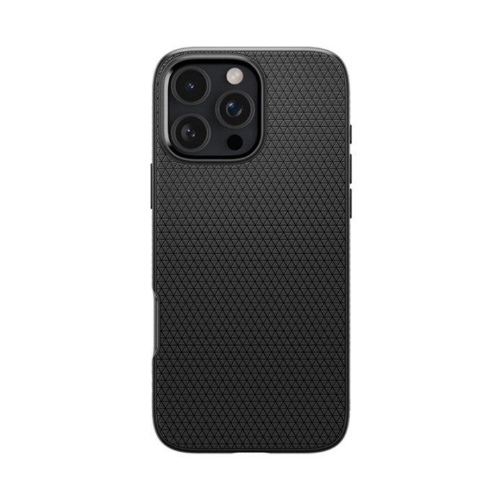 Dėklas Spigen Liquid Air iPhone 16 Pro Max, juodas