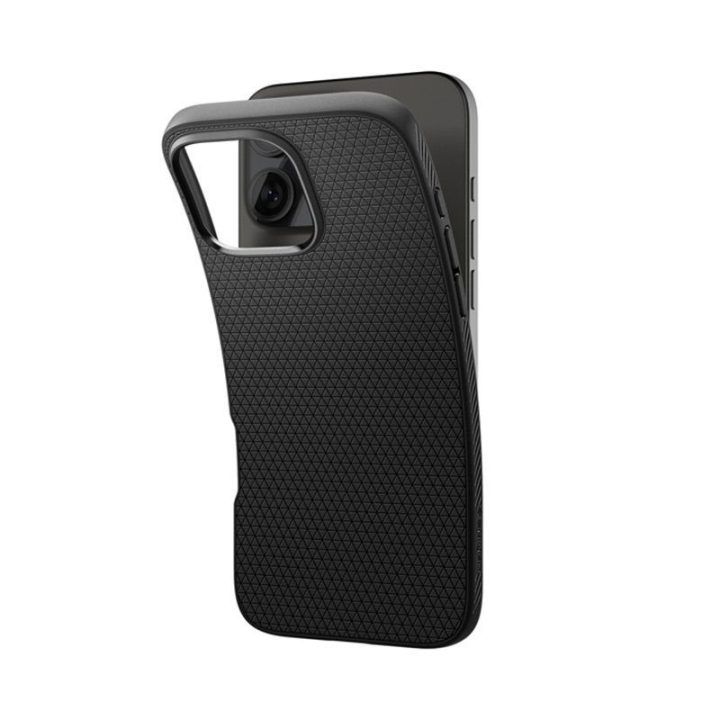 Dėklas Spigen Liquid Air iPhone 16 Pro Max, juodas