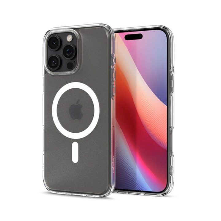 Dėklas iPhone 16 Pro Max Spigen Ultra Hybrid MagSafe, permatomas